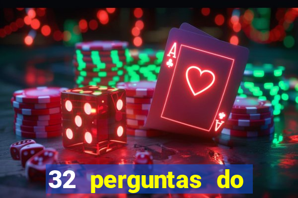 32 perguntas do livro do destino